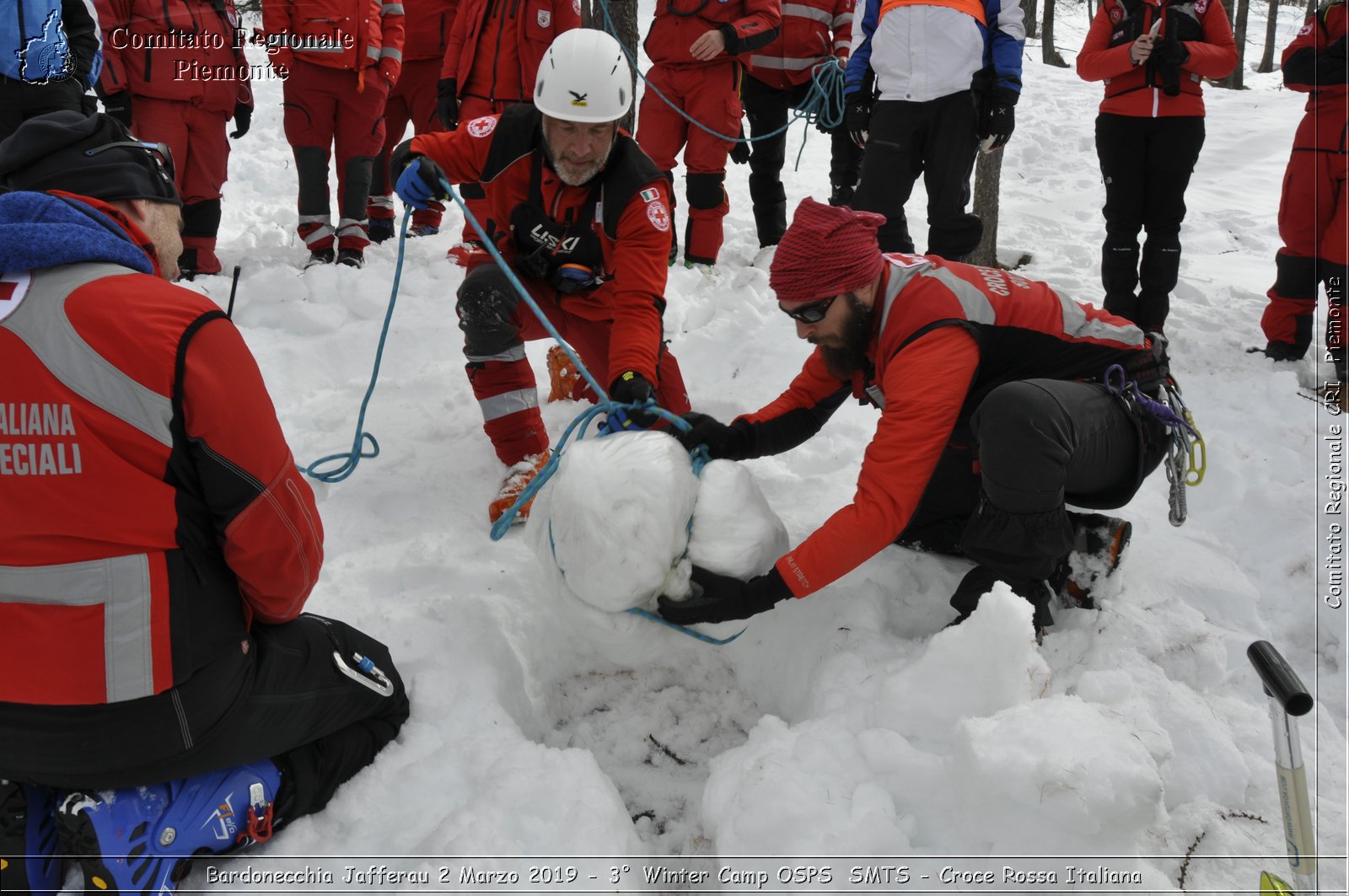 Bardonecchia Jafferau 2 Marzo 2019 - 3 Winter Camp OSPS  SMTS - Croce Rossa Italiana - Comitato Regionale del Piemonte