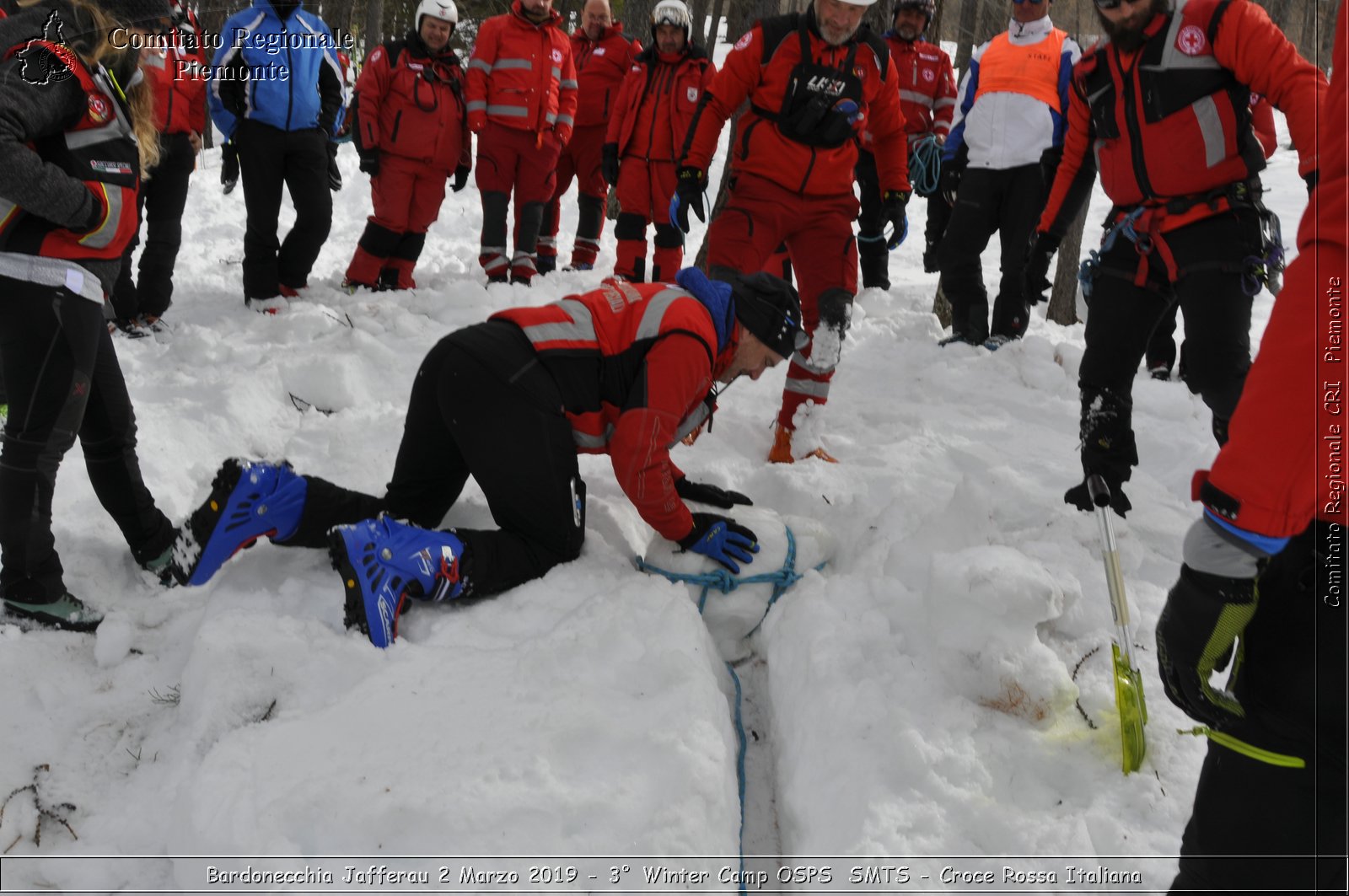 Bardonecchia Jafferau 2 Marzo 2019 - 3 Winter Camp OSPS  SMTS - Croce Rossa Italiana - Comitato Regionale del Piemonte