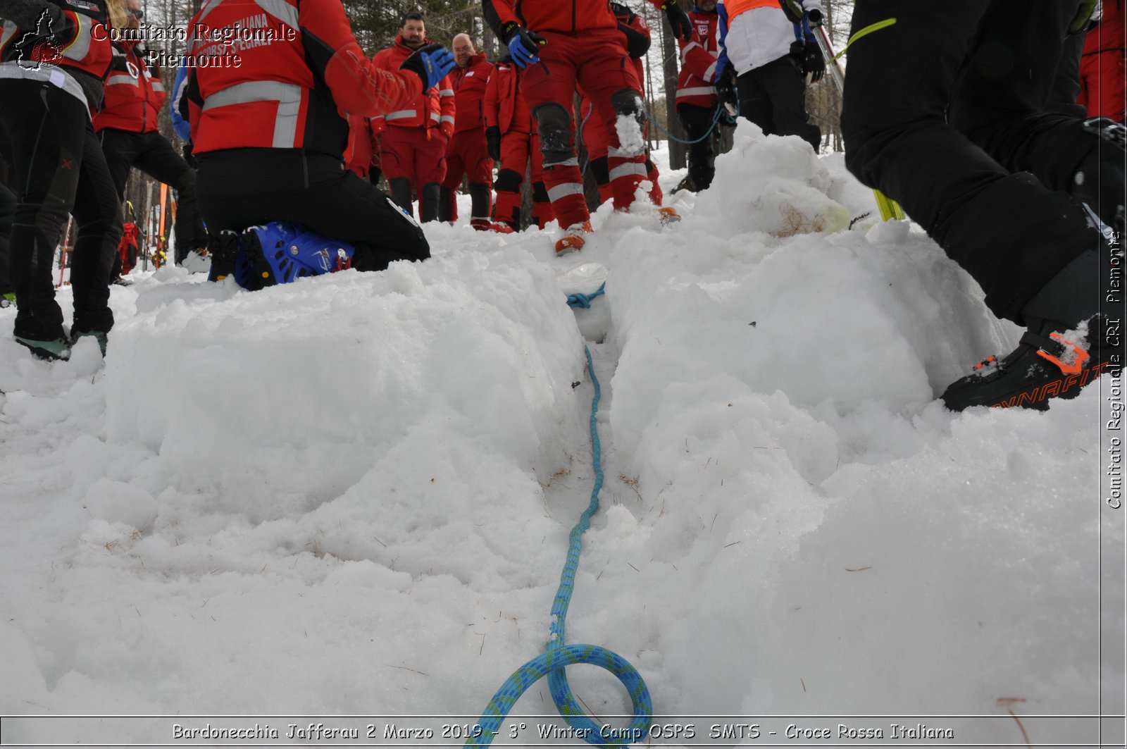 Bardonecchia Jafferau 2 Marzo 2019 - 3 Winter Camp OSPS  SMTS - Croce Rossa Italiana - Comitato Regionale del Piemonte