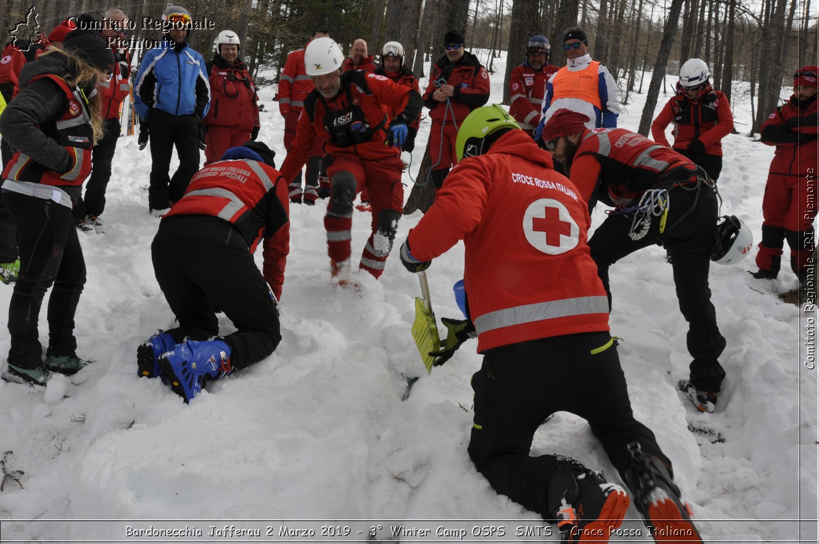 Bardonecchia Jafferau 2 Marzo 2019 - 3 Winter Camp OSPS  SMTS - Croce Rossa Italiana - Comitato Regionale del Piemonte