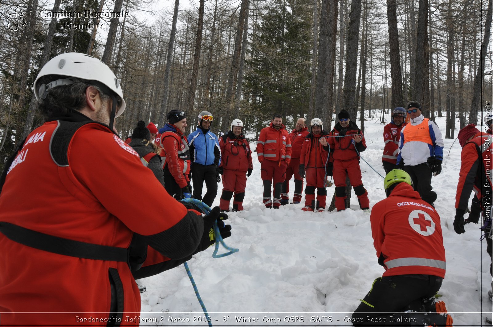 Bardonecchia Jafferau 2 Marzo 2019 - 3 Winter Camp OSPS  SMTS - Croce Rossa Italiana - Comitato Regionale del Piemonte