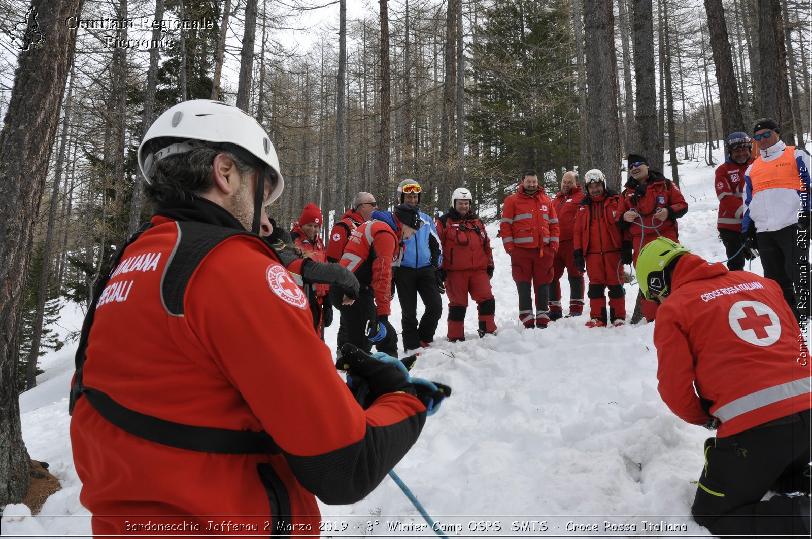 Bardonecchia Jafferau 2 Marzo 2019 - 3 Winter Camp OSPS  SMTS - Croce Rossa Italiana - Comitato Regionale del Piemonte