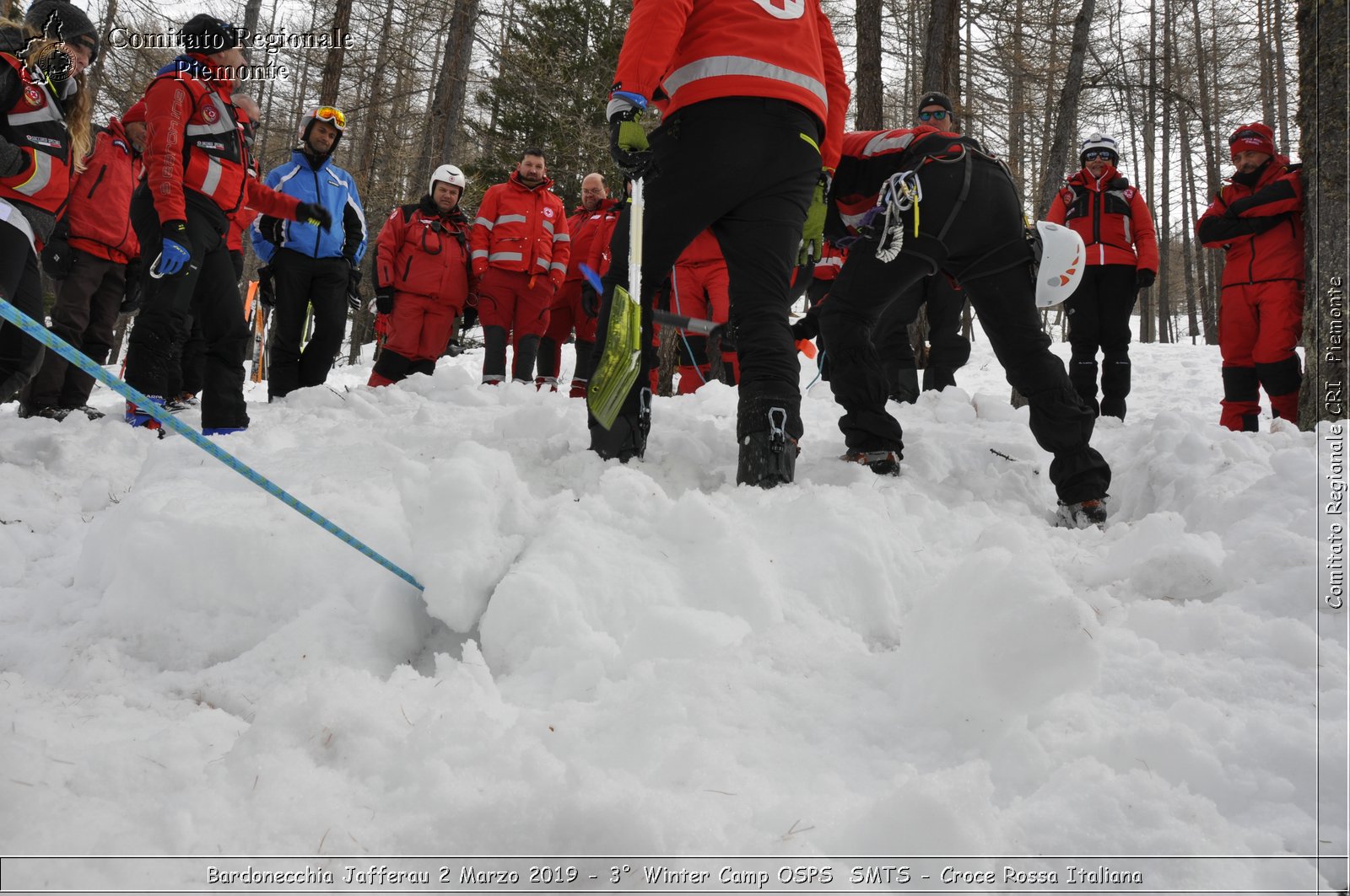 Bardonecchia Jafferau 2 Marzo 2019 - 3 Winter Camp OSPS  SMTS - Croce Rossa Italiana - Comitato Regionale del Piemonte