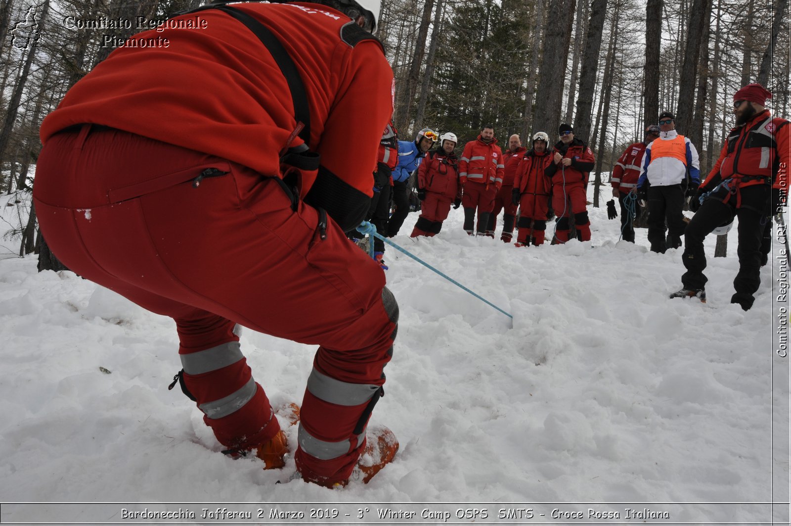 Bardonecchia Jafferau 2 Marzo 2019 - 3 Winter Camp OSPS  SMTS - Croce Rossa Italiana - Comitato Regionale del Piemonte