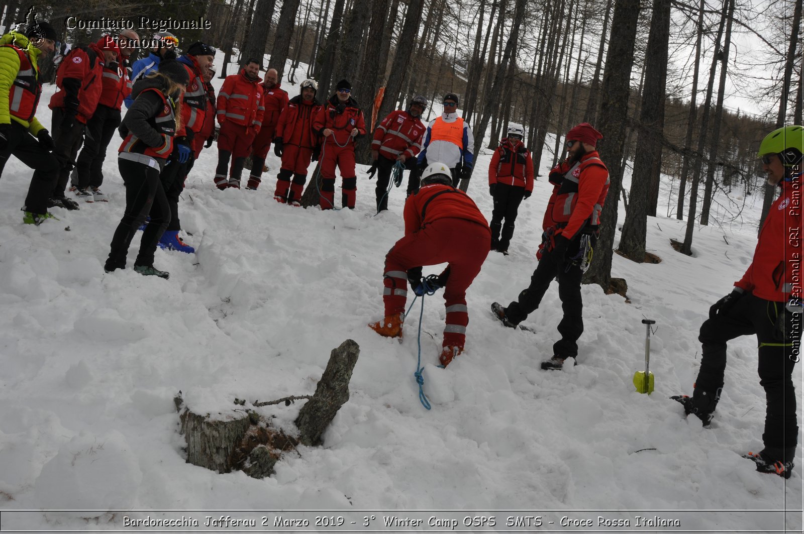 Bardonecchia Jafferau 2 Marzo 2019 - 3 Winter Camp OSPS  SMTS - Croce Rossa Italiana - Comitato Regionale del Piemonte