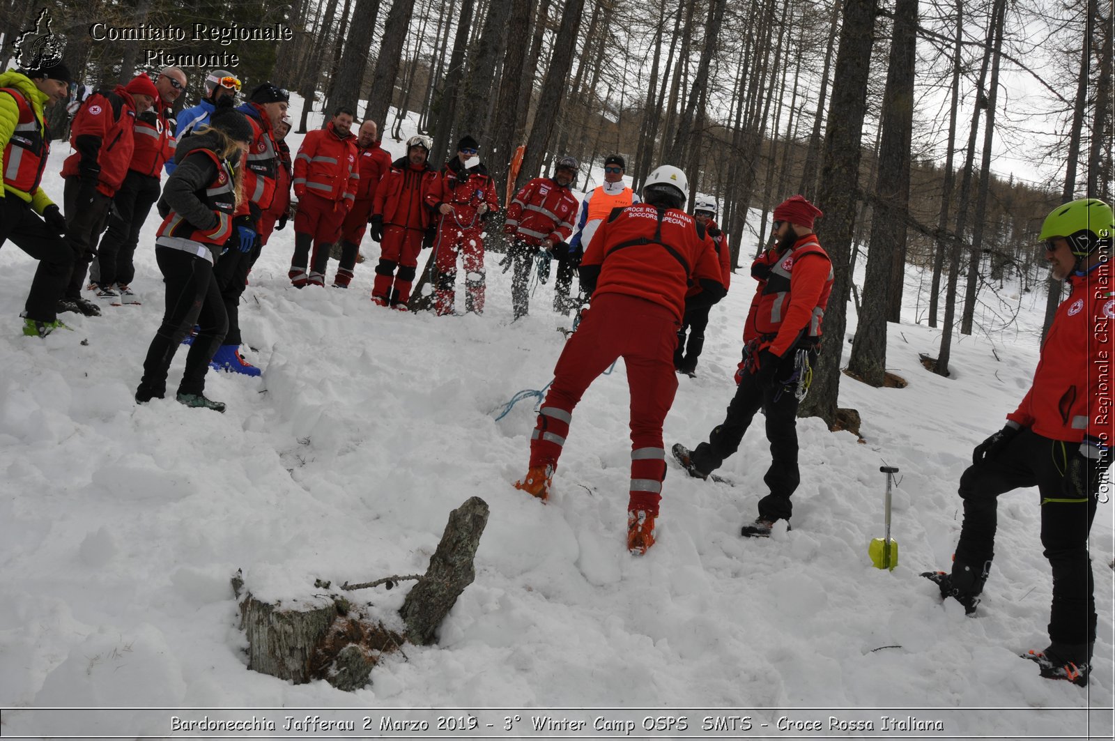 Bardonecchia Jafferau 2 Marzo 2019 - 3 Winter Camp OSPS  SMTS - Croce Rossa Italiana - Comitato Regionale del Piemonte