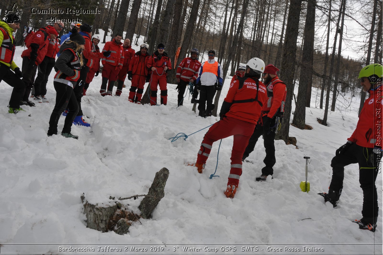 Bardonecchia Jafferau 2 Marzo 2019 - 3 Winter Camp OSPS  SMTS - Croce Rossa Italiana - Comitato Regionale del Piemonte