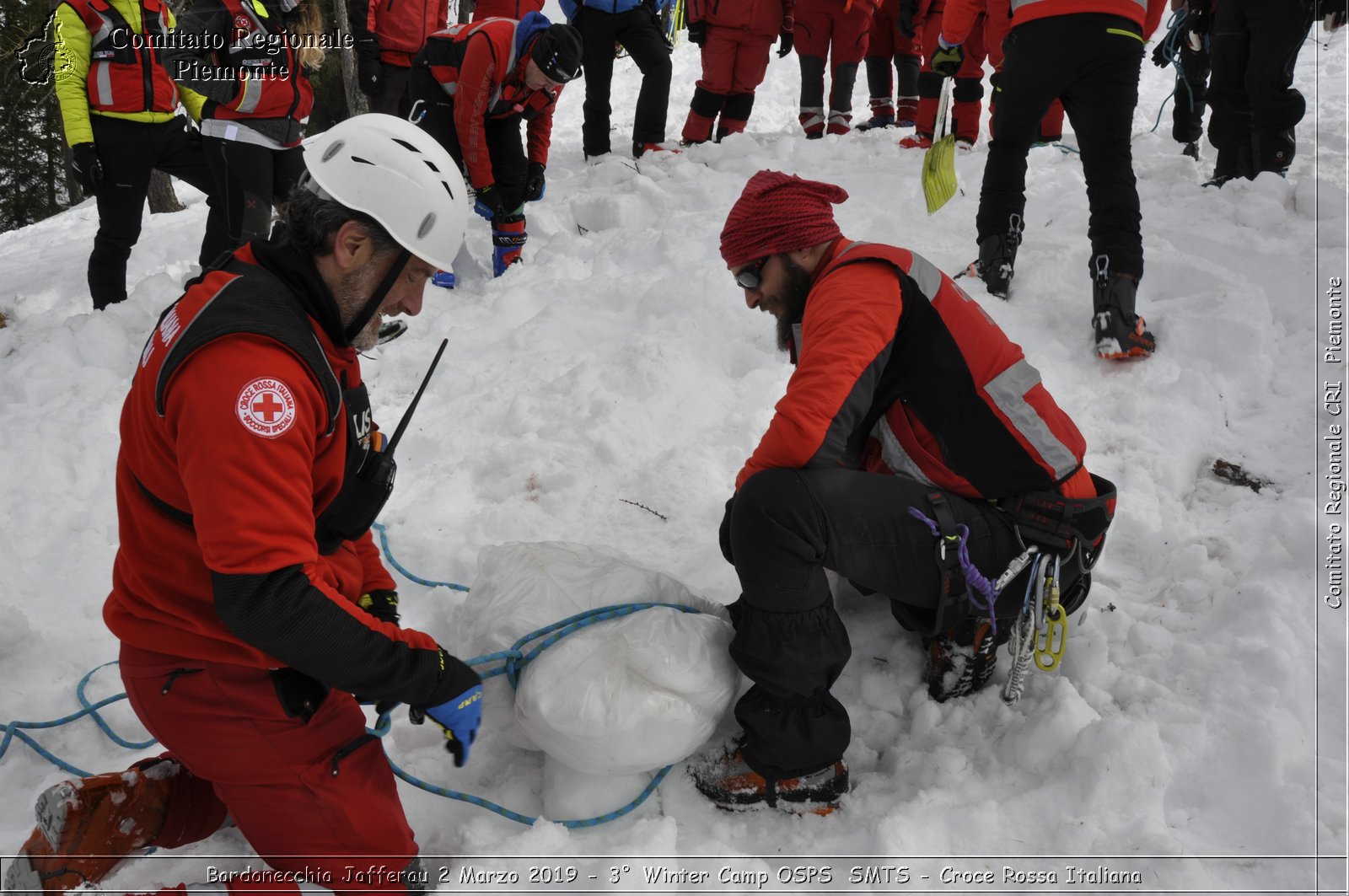 Bardonecchia Jafferau 2 Marzo 2019 - 3 Winter Camp OSPS  SMTS - Croce Rossa Italiana - Comitato Regionale del Piemonte