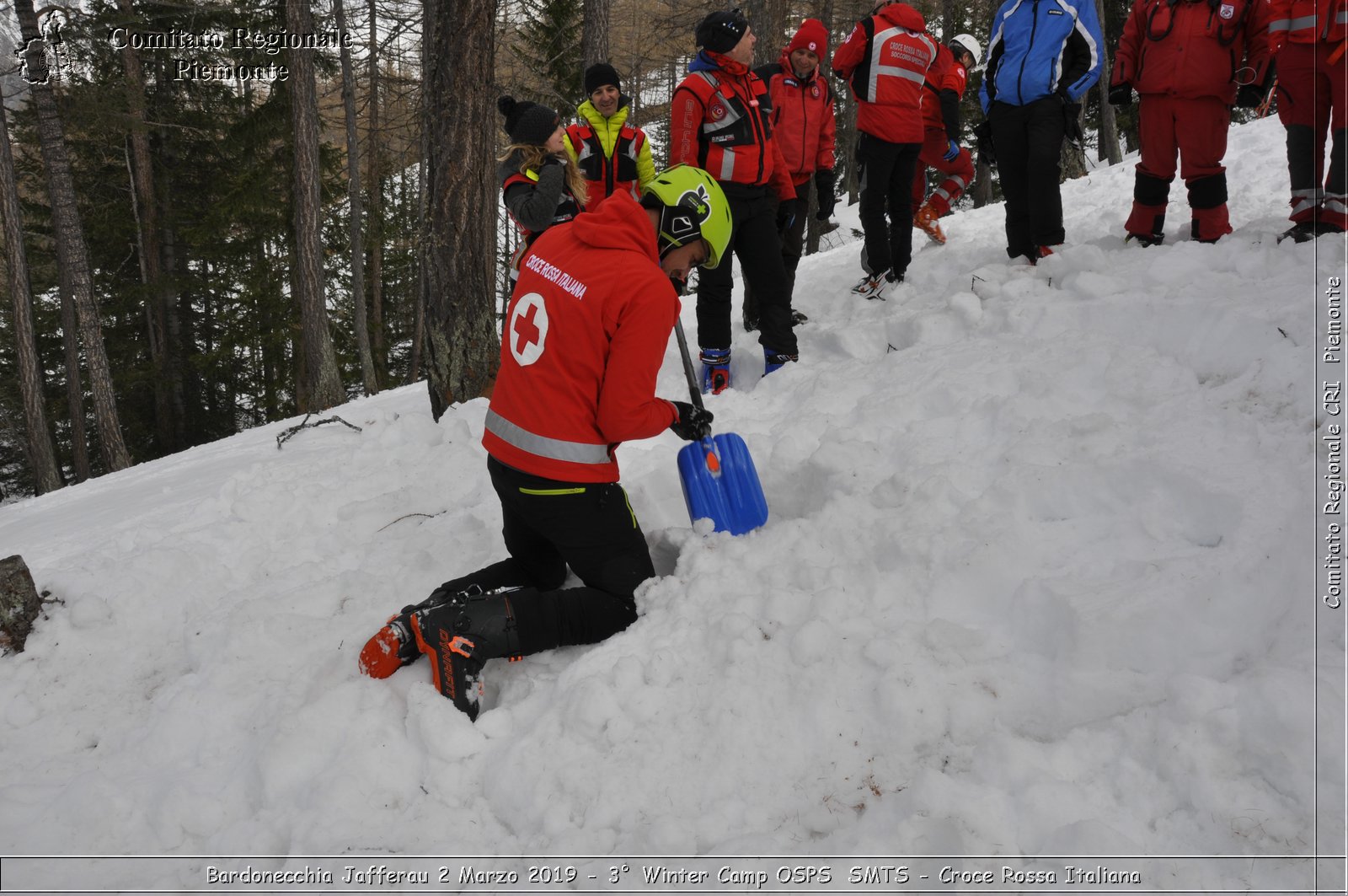 Bardonecchia Jafferau 2 Marzo 2019 - 3 Winter Camp OSPS  SMTS - Croce Rossa Italiana - Comitato Regionale del Piemonte