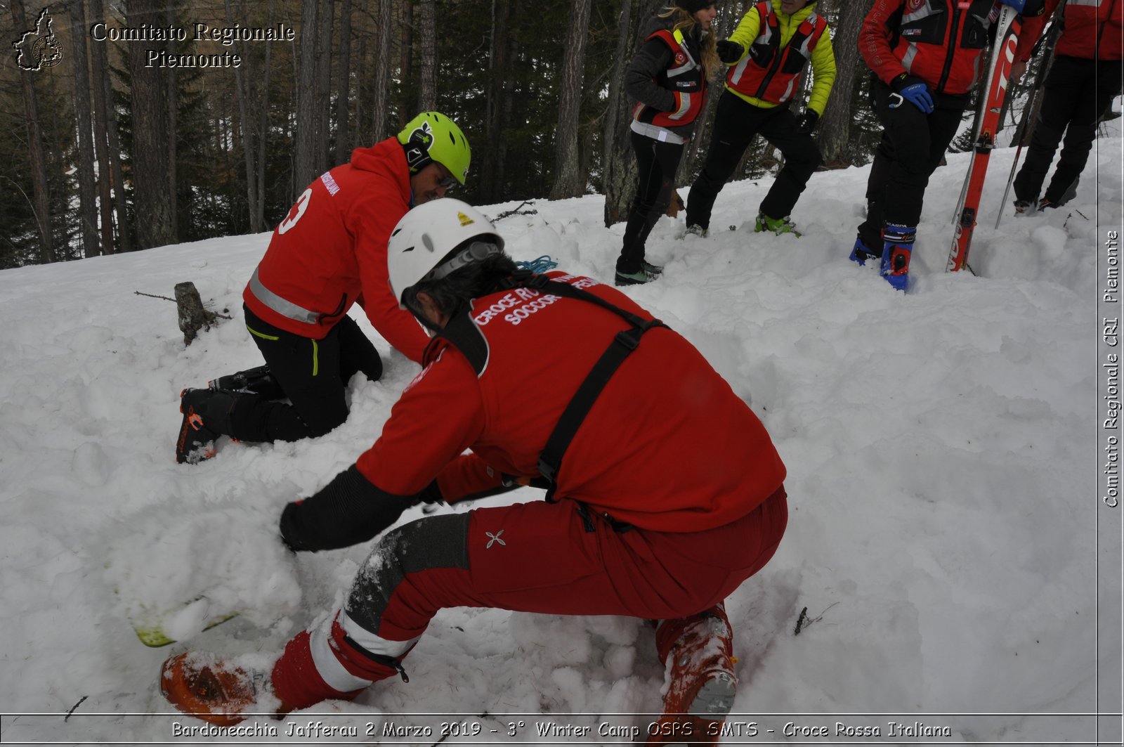 Bardonecchia Jafferau 2 Marzo 2019 - 3 Winter Camp OSPS  SMTS - Croce Rossa Italiana - Comitato Regionale del Piemonte