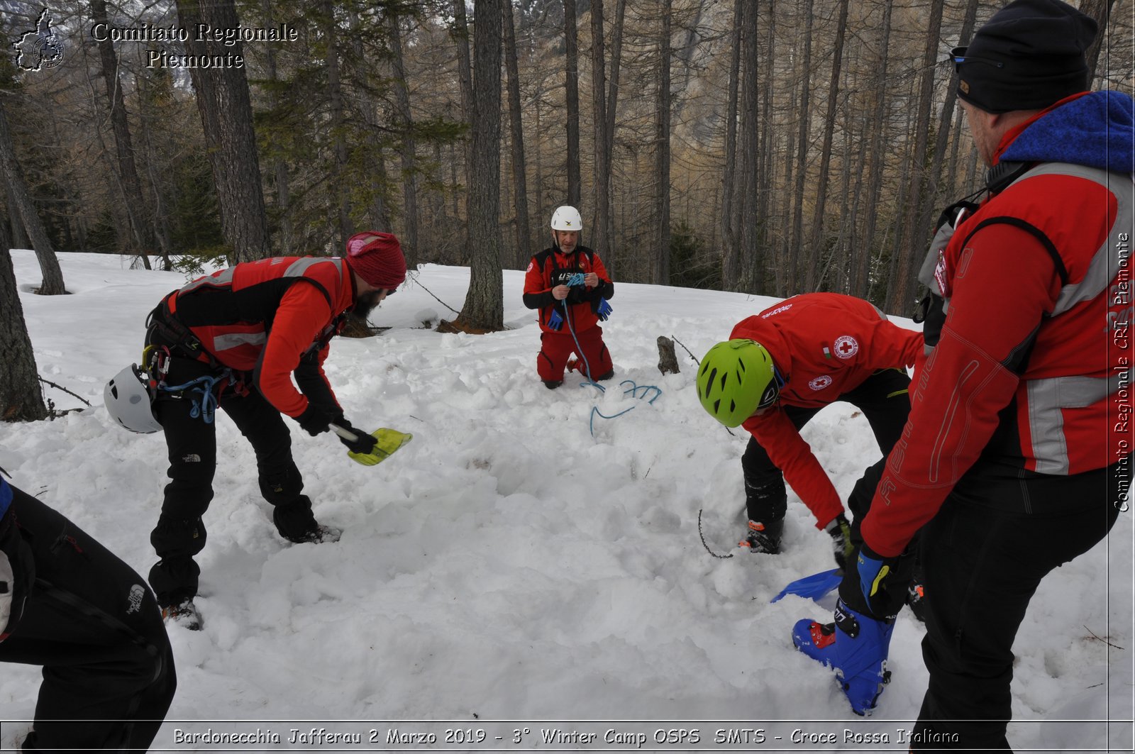 Bardonecchia Jafferau 2 Marzo 2019 - 3 Winter Camp OSPS  SMTS - Croce Rossa Italiana - Comitato Regionale del Piemonte