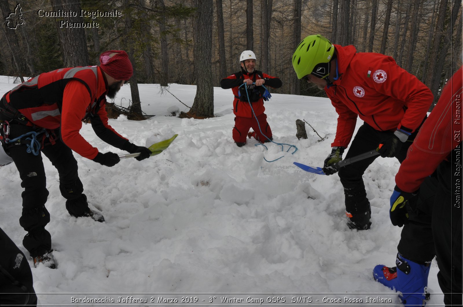 Bardonecchia Jafferau 2 Marzo 2019 - 3 Winter Camp OSPS  SMTS - Croce Rossa Italiana - Comitato Regionale del Piemonte