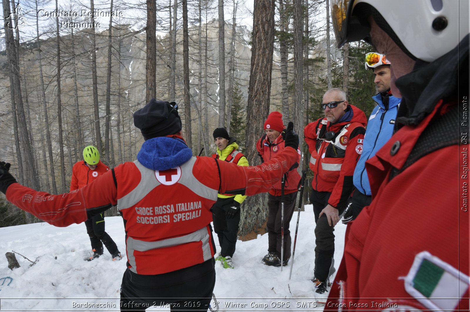 Bardonecchia Jafferau 2 Marzo 2019 - 3 Winter Camp OSPS  SMTS - Croce Rossa Italiana - Comitato Regionale del Piemonte