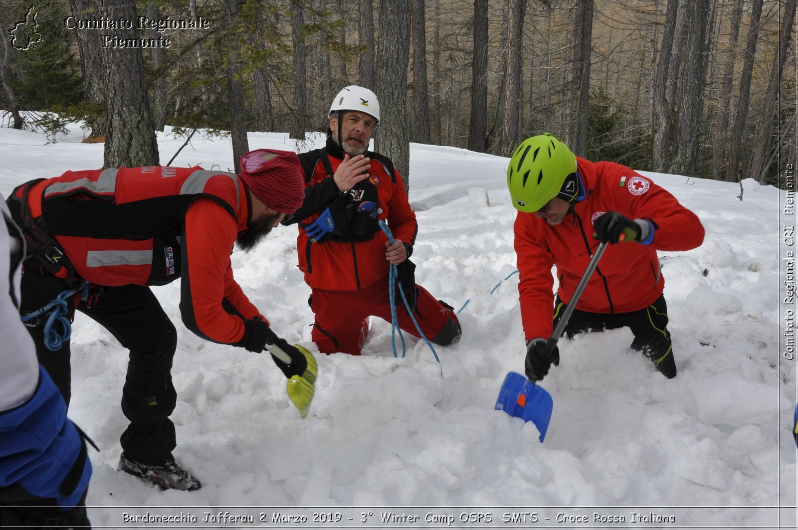 Bardonecchia Jafferau 2 Marzo 2019 - 3 Winter Camp OSPS  SMTS - Croce Rossa Italiana - Comitato Regionale del Piemonte