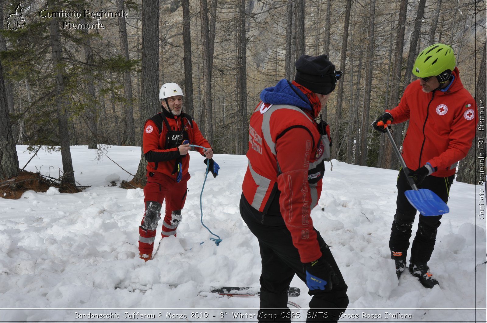 Bardonecchia Jafferau 2 Marzo 2019 - 3 Winter Camp OSPS  SMTS - Croce Rossa Italiana - Comitato Regionale del Piemonte