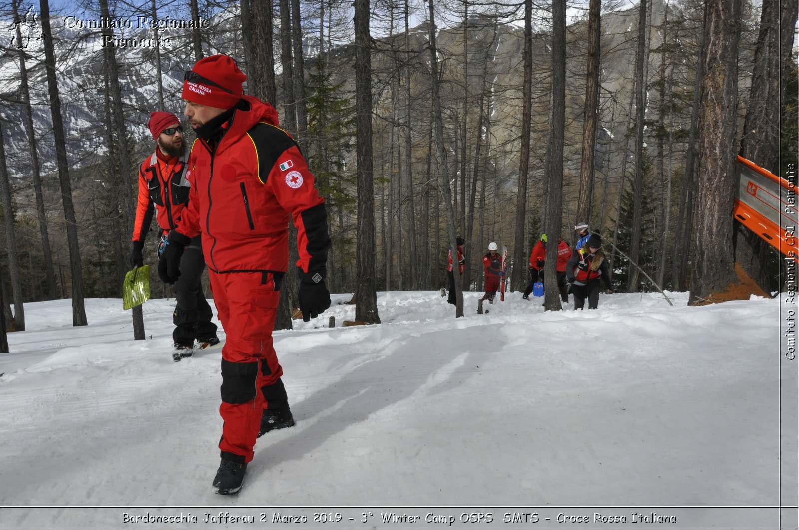 Bardonecchia Jafferau 2 Marzo 2019 - 3 Winter Camp OSPS  SMTS - Croce Rossa Italiana - Comitato Regionale del Piemonte