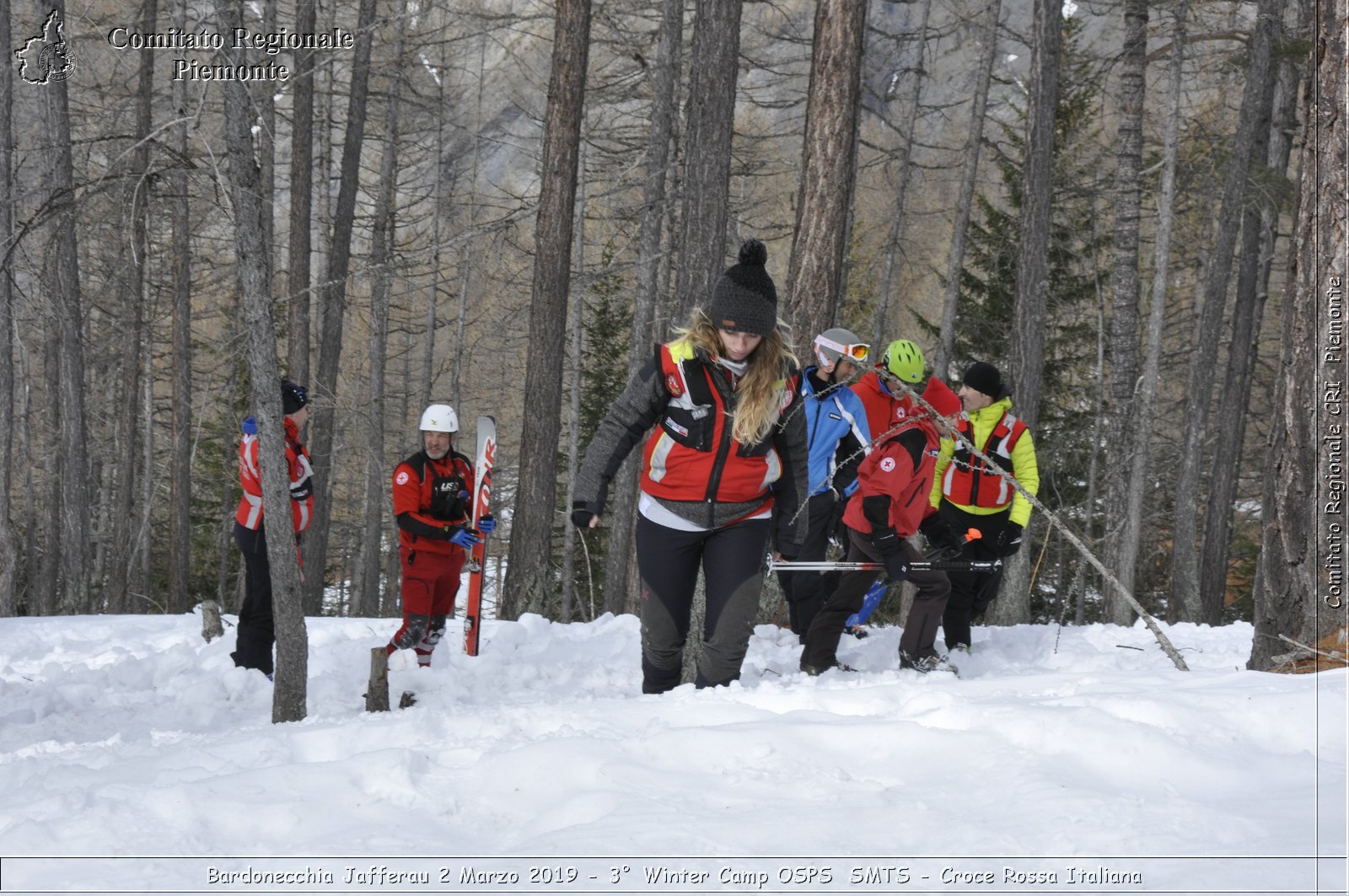 Bardonecchia Jafferau 2 Marzo 2019 - 3 Winter Camp OSPS  SMTS - Croce Rossa Italiana - Comitato Regionale del Piemonte