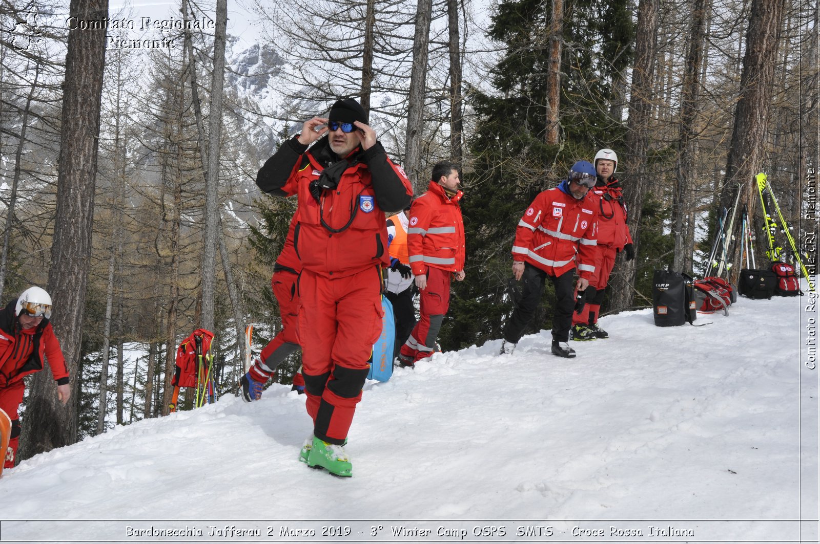 Bardonecchia Jafferau 2 Marzo 2019 - 3 Winter Camp OSPS  SMTS - Croce Rossa Italiana - Comitato Regionale del Piemonte