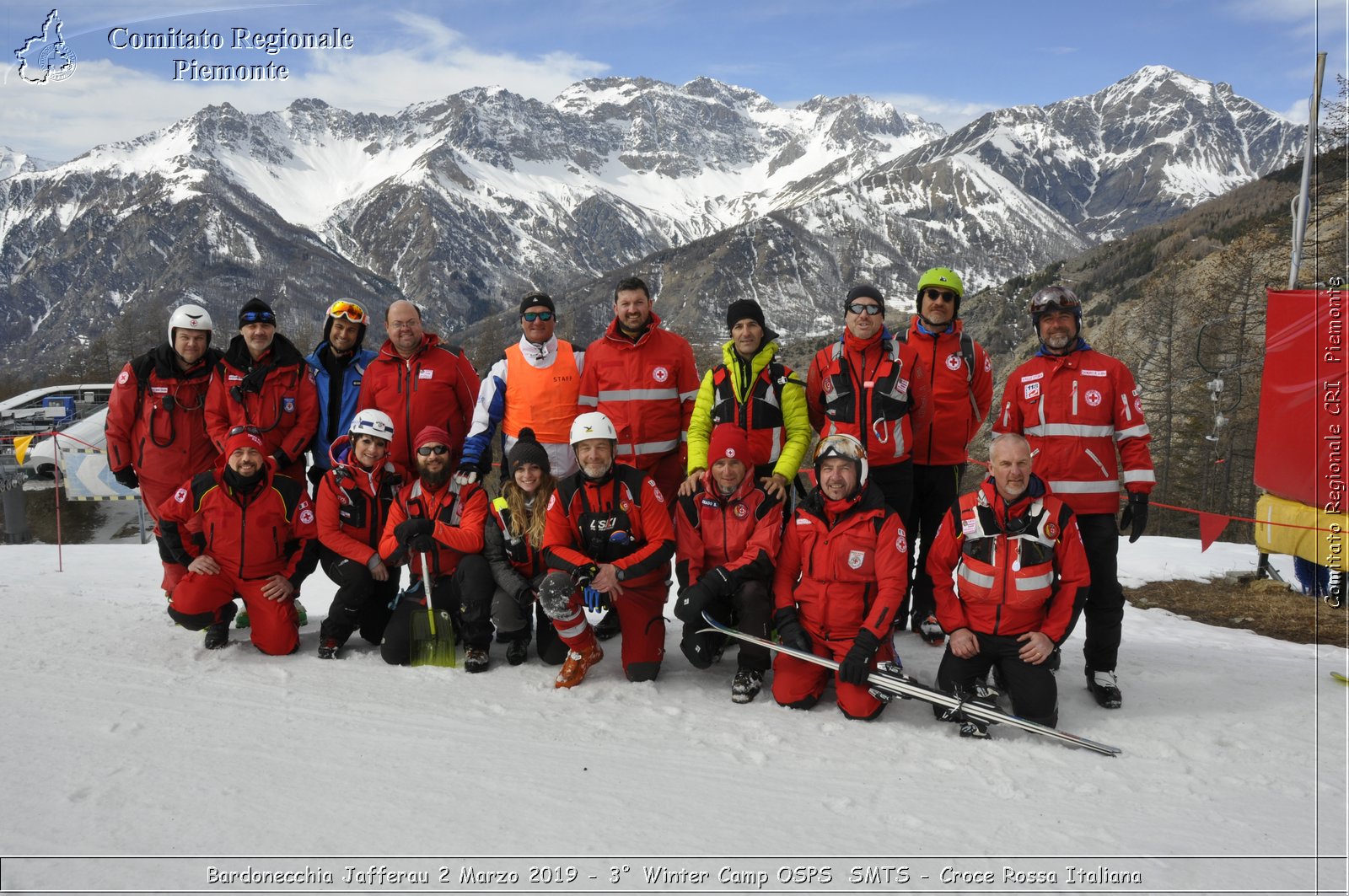 Bardonecchia Jafferau 2 Marzo 2019 - 3 Winter Camp OSPS  SMTS - Croce Rossa Italiana - Comitato Regionale del Piemonte