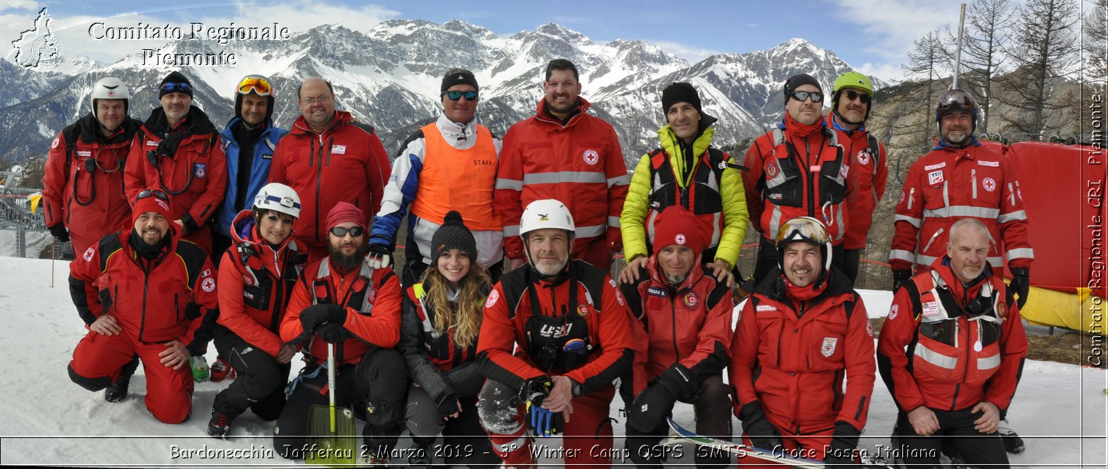 Bardonecchia Jafferau 2 Marzo 2019 - 3 Winter Camp OSPS  SMTS - Croce Rossa Italiana - Comitato Regionale del Piemonte