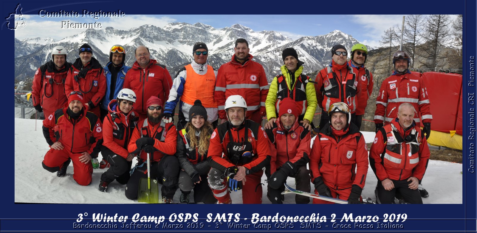 Bardonecchia Jafferau 2 Marzo 2019 - 3 Winter Camp OSPS  SMTS - Croce Rossa Italiana - Comitato Regionale del Piemonte