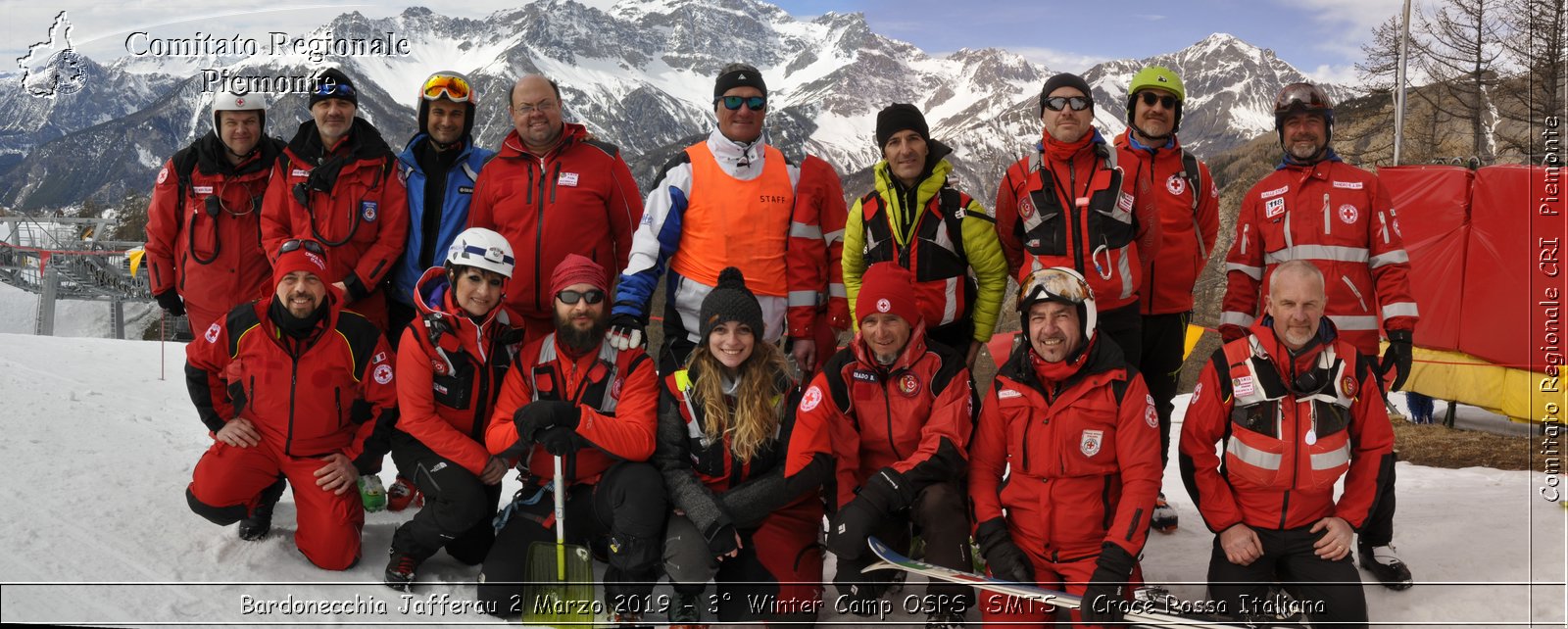 Bardonecchia Jafferau 2 Marzo 2019 - 3 Winter Camp OSPS  SMTS - Croce Rossa Italiana - Comitato Regionale del Piemonte