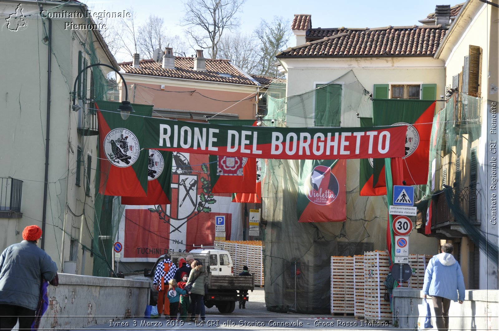 Ivrea 3 Marzo 2019 - La CRI allo Storico Carnevale - Croce Rossa Italiana - Comitato Regionale del Piemonte