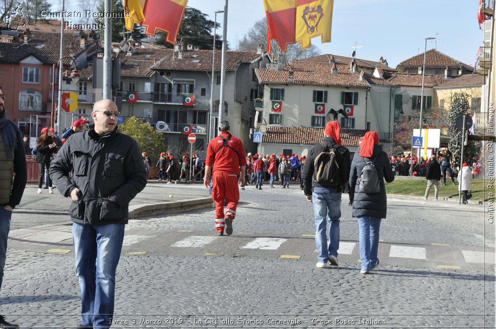 Ivrea 3 Marzo 2019 - La CRI allo Storico Carnevale - Croce Rossa Italiana - Comitato Regionale del Piemonte