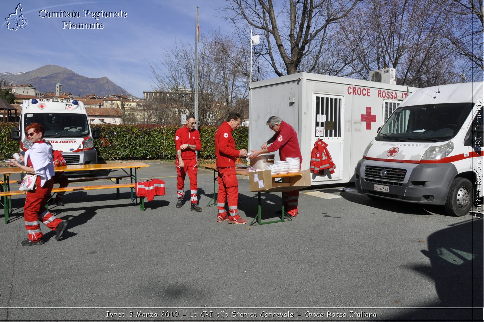 Ivrea 3 Marzo 2019 - La CRI allo Storico Carnevale - Croce Rossa Italiana - Comitato Regionale del Piemonte
