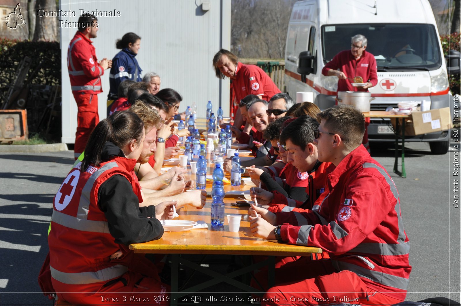 Ivrea 3 Marzo 2019 - La CRI allo Storico Carnevale - Croce Rossa Italiana - Comitato Regionale del Piemonte