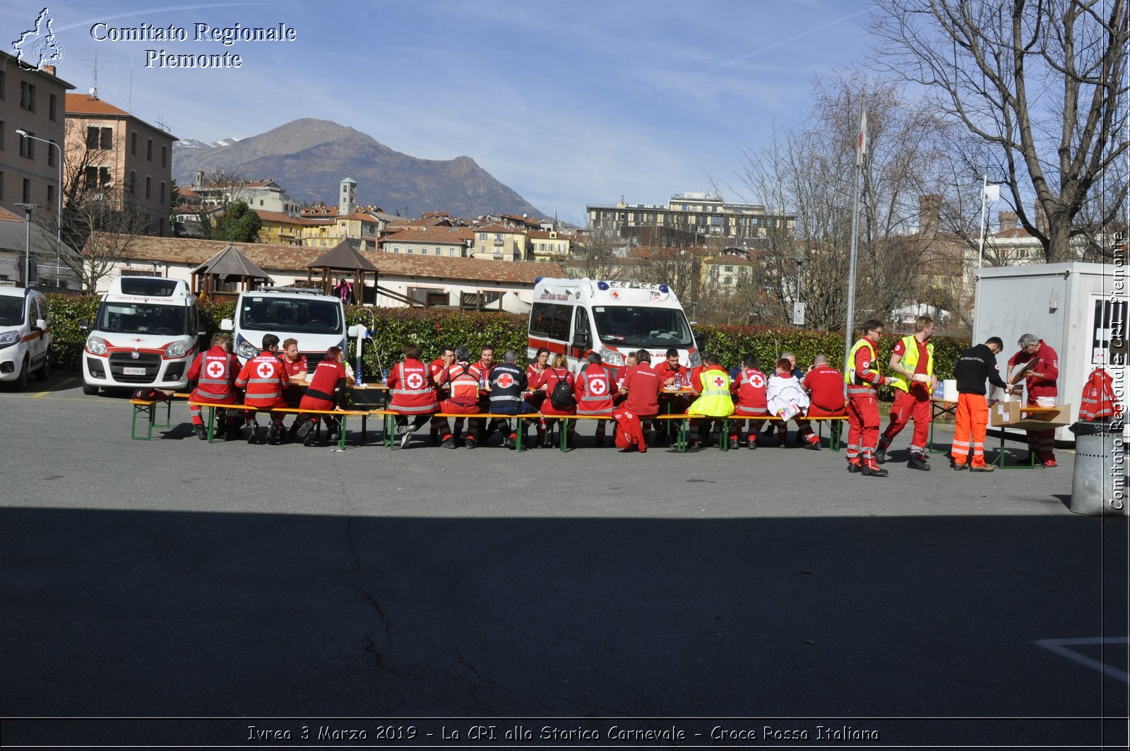 Ivrea 3 Marzo 2019 - La CRI allo Storico Carnevale - Croce Rossa Italiana - Comitato Regionale del Piemonte