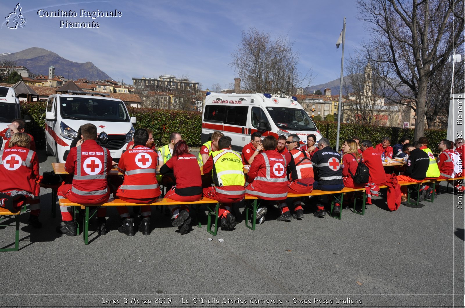 Ivrea 3 Marzo 2019 - La CRI allo Storico Carnevale - Croce Rossa Italiana - Comitato Regionale del Piemonte