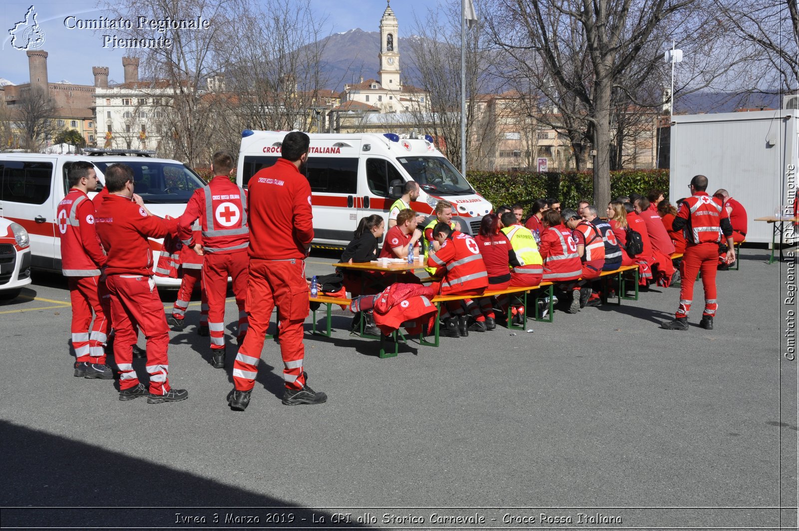 Ivrea 3 Marzo 2019 - La CRI allo Storico Carnevale - Croce Rossa Italiana - Comitato Regionale del Piemonte