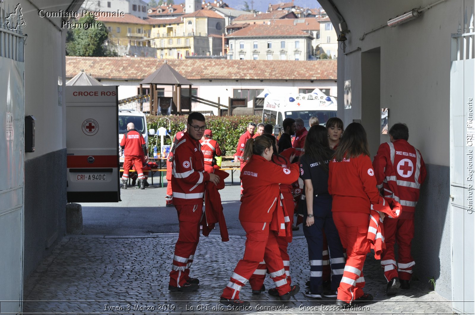 Ivrea 3 Marzo 2019 - La CRI allo Storico Carnevale - Croce Rossa Italiana - Comitato Regionale del Piemonte