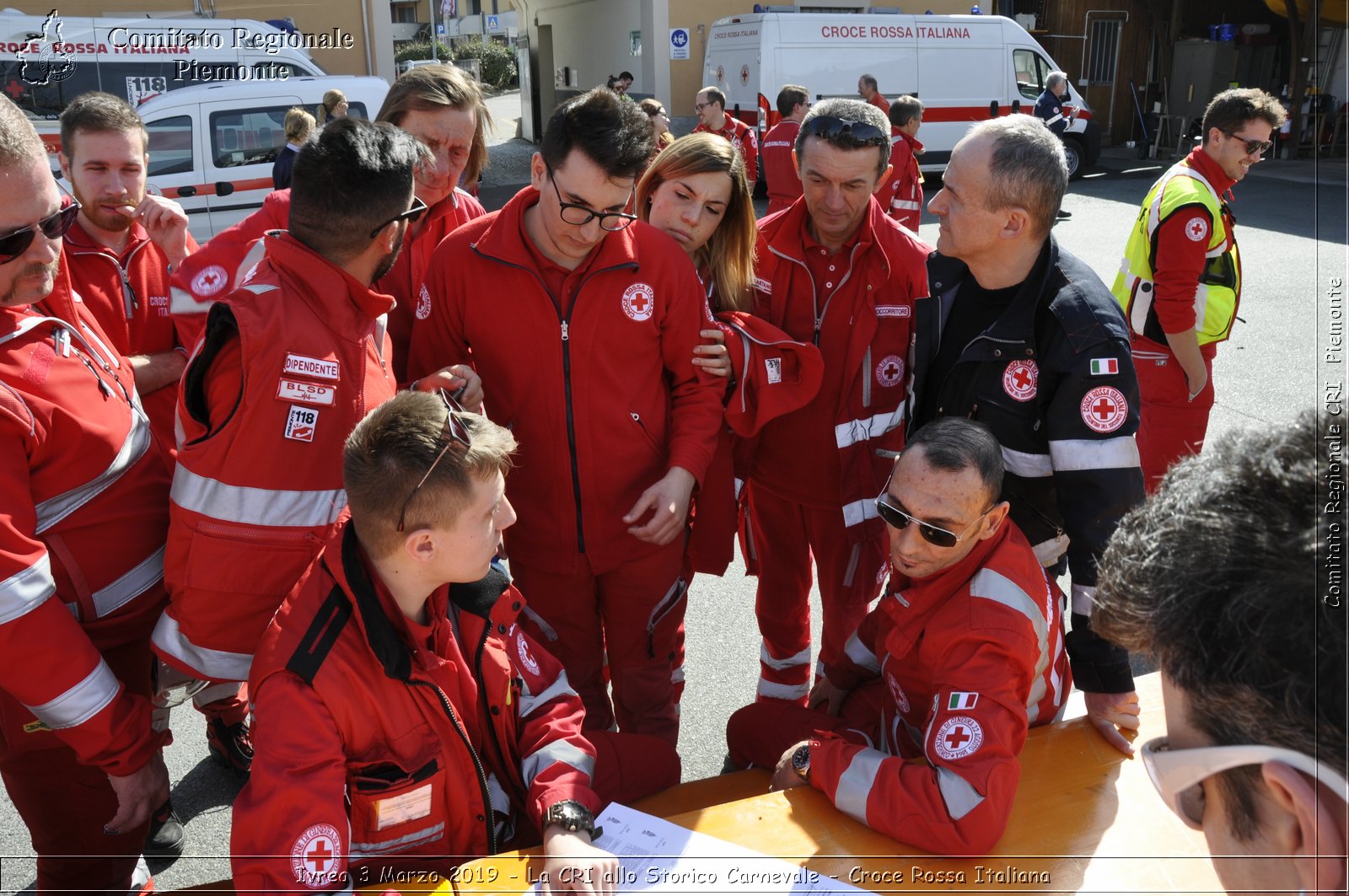 Ivrea 3 Marzo 2019 - La CRI allo Storico Carnevale - Croce Rossa Italiana - Comitato Regionale del Piemonte