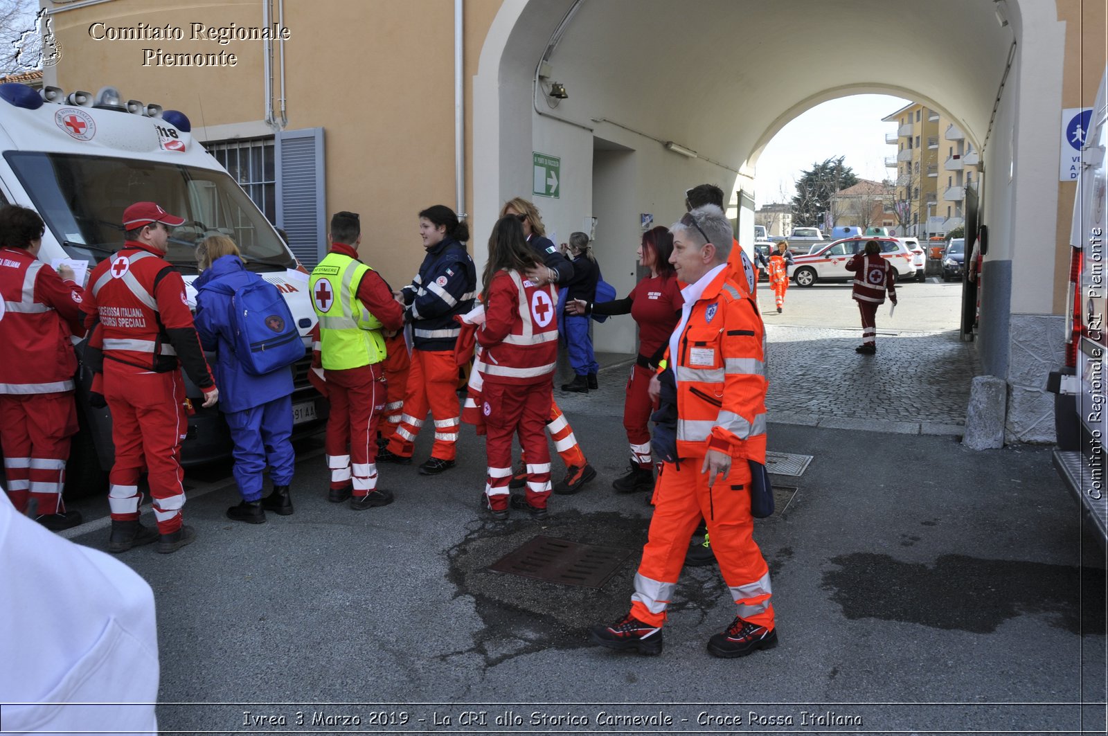 Ivrea 3 Marzo 2019 - La CRI allo Storico Carnevale - Croce Rossa Italiana - Comitato Regionale del Piemonte