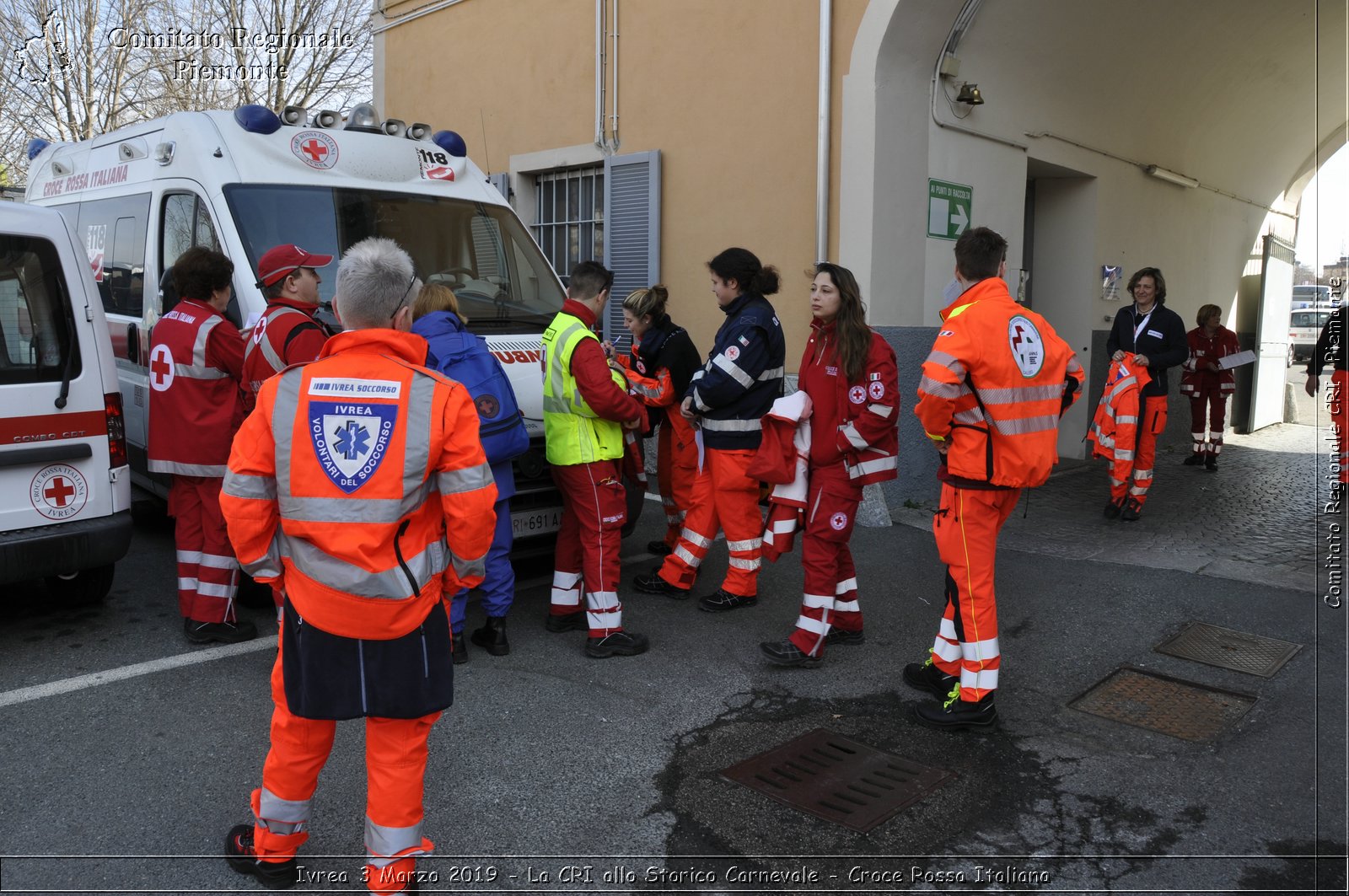 Ivrea 3 Marzo 2019 - La CRI allo Storico Carnevale - Croce Rossa Italiana - Comitato Regionale del Piemonte