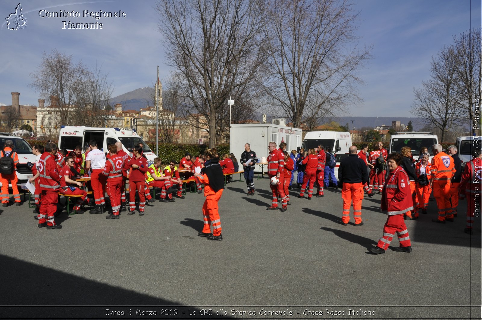 Ivrea 3 Marzo 2019 - La CRI allo Storico Carnevale - Croce Rossa Italiana - Comitato Regionale del Piemonte