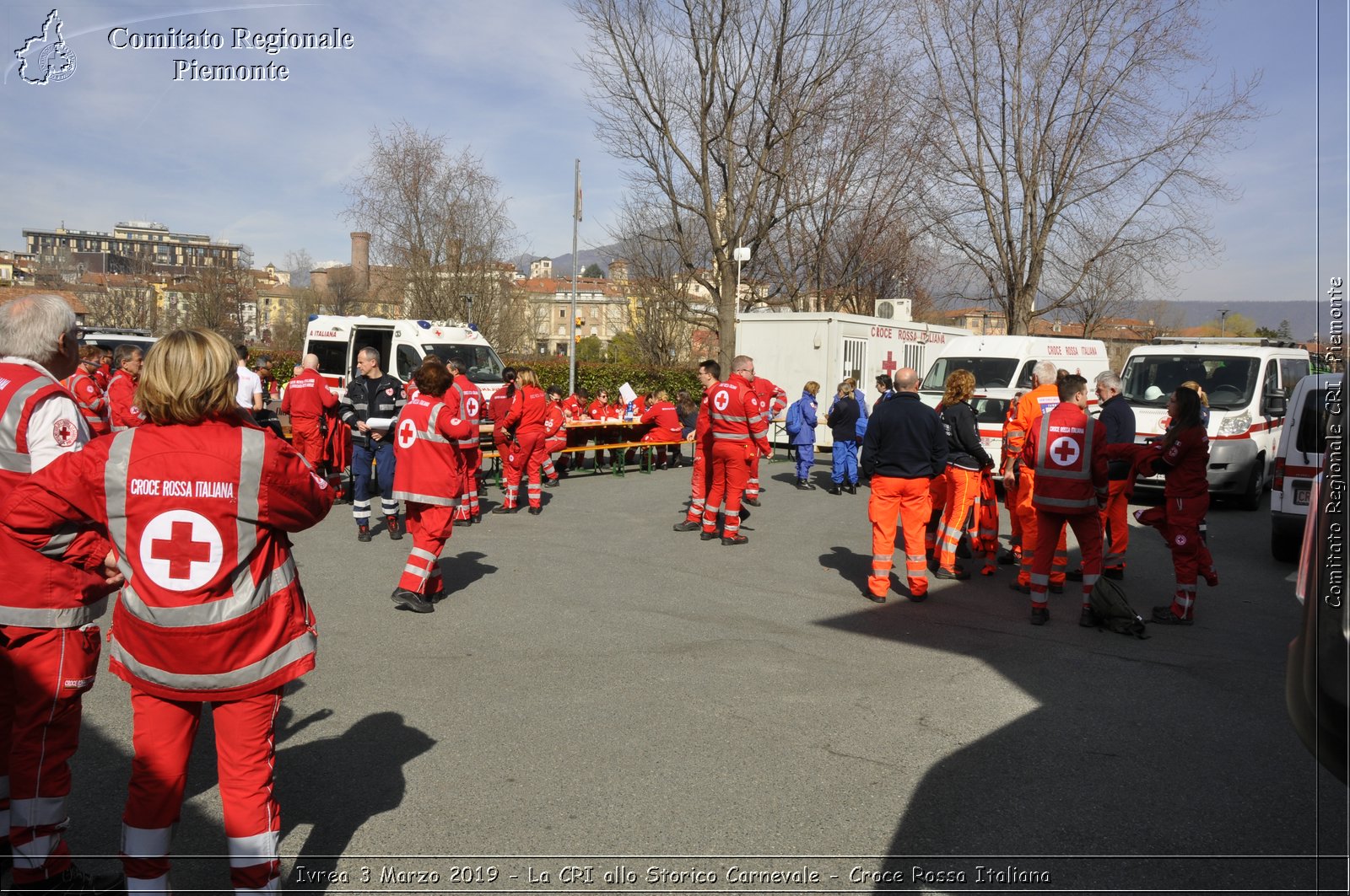 Ivrea 3 Marzo 2019 - La CRI allo Storico Carnevale - Croce Rossa Italiana - Comitato Regionale del Piemonte