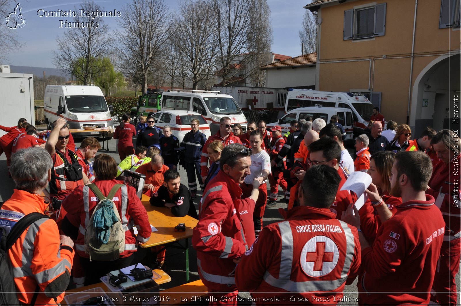 Ivrea 3 Marzo 2019 - La CRI allo Storico Carnevale - Croce Rossa Italiana - Comitato Regionale del Piemonte