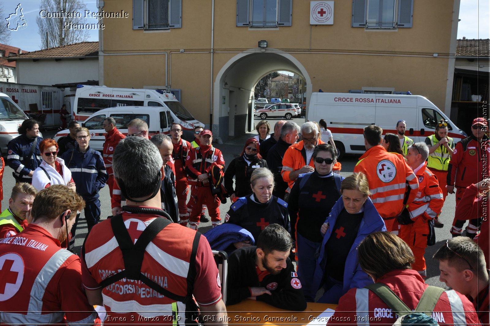 Ivrea 3 Marzo 2019 - La CRI allo Storico Carnevale - Croce Rossa Italiana - Comitato Regionale del Piemonte