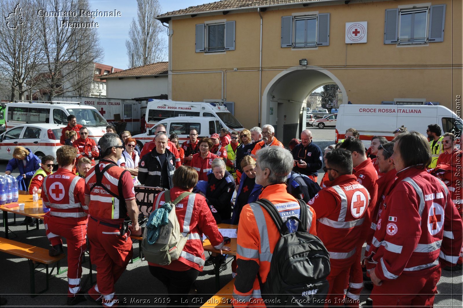 Ivrea 3 Marzo 2019 - La CRI allo Storico Carnevale - Croce Rossa Italiana - Comitato Regionale del Piemonte