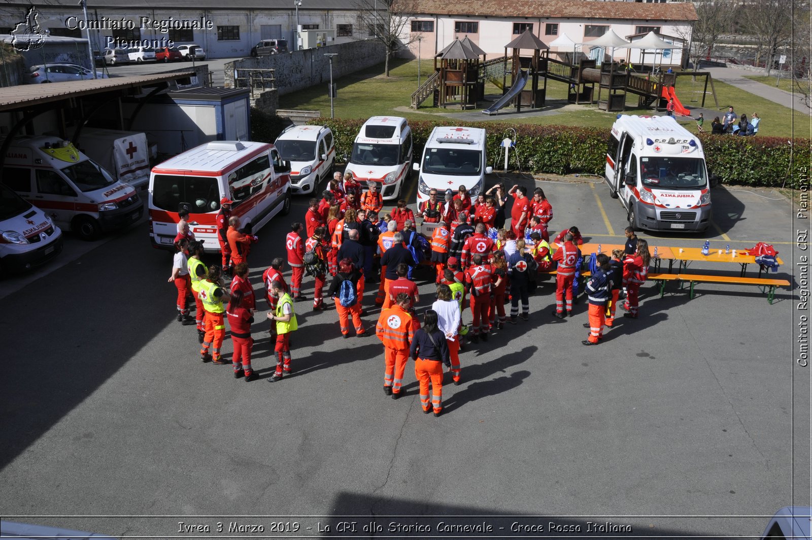 Ivrea 3 Marzo 2019 - La CRI allo Storico Carnevale - Croce Rossa Italiana - Comitato Regionale del Piemonte