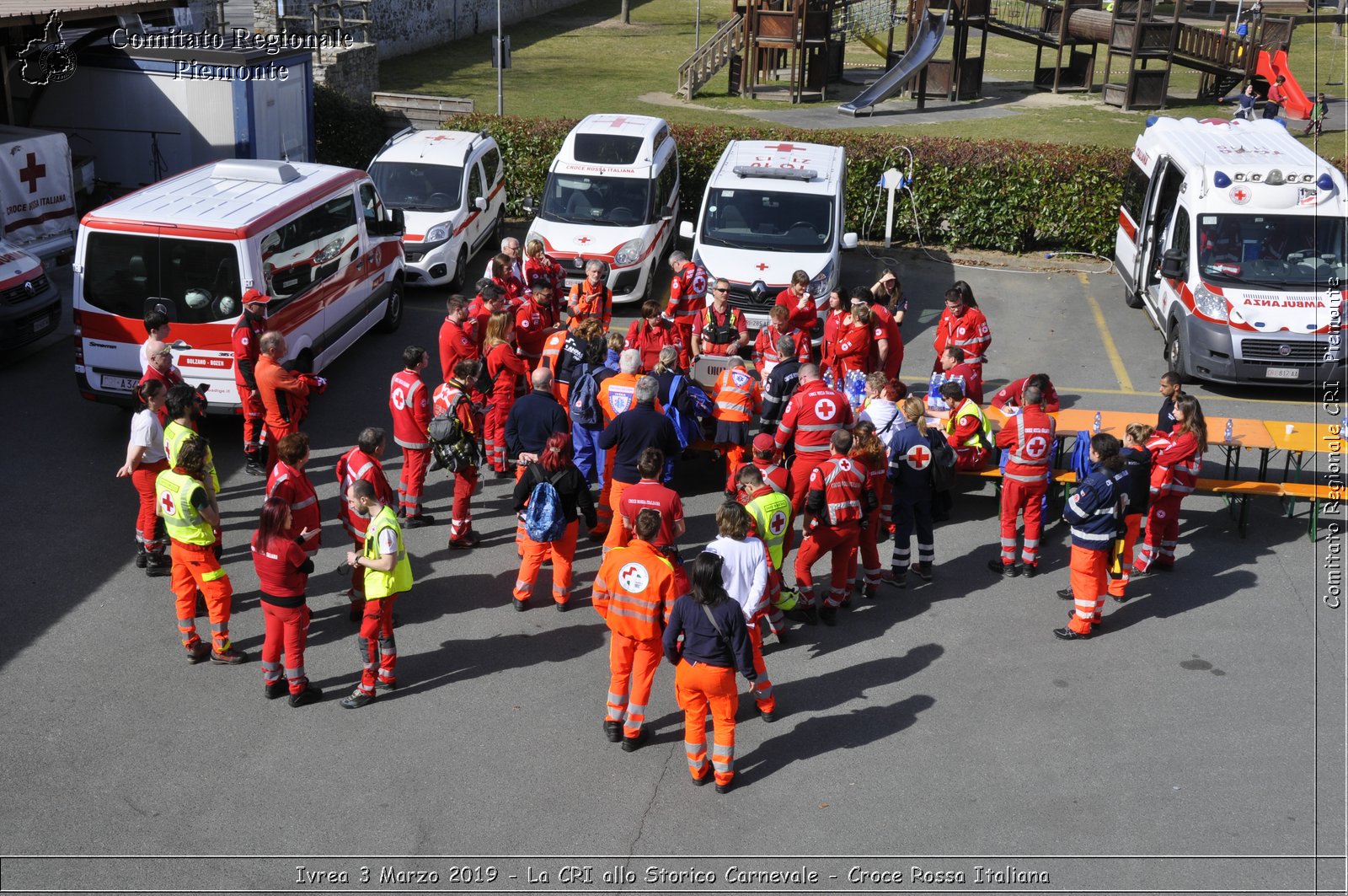 Ivrea 3 Marzo 2019 - La CRI allo Storico Carnevale - Croce Rossa Italiana - Comitato Regionale del Piemonte