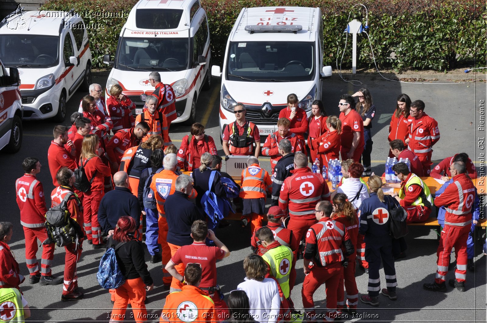 Ivrea 3 Marzo 2019 - La CRI allo Storico Carnevale - Croce Rossa Italiana - Comitato Regionale del Piemonte