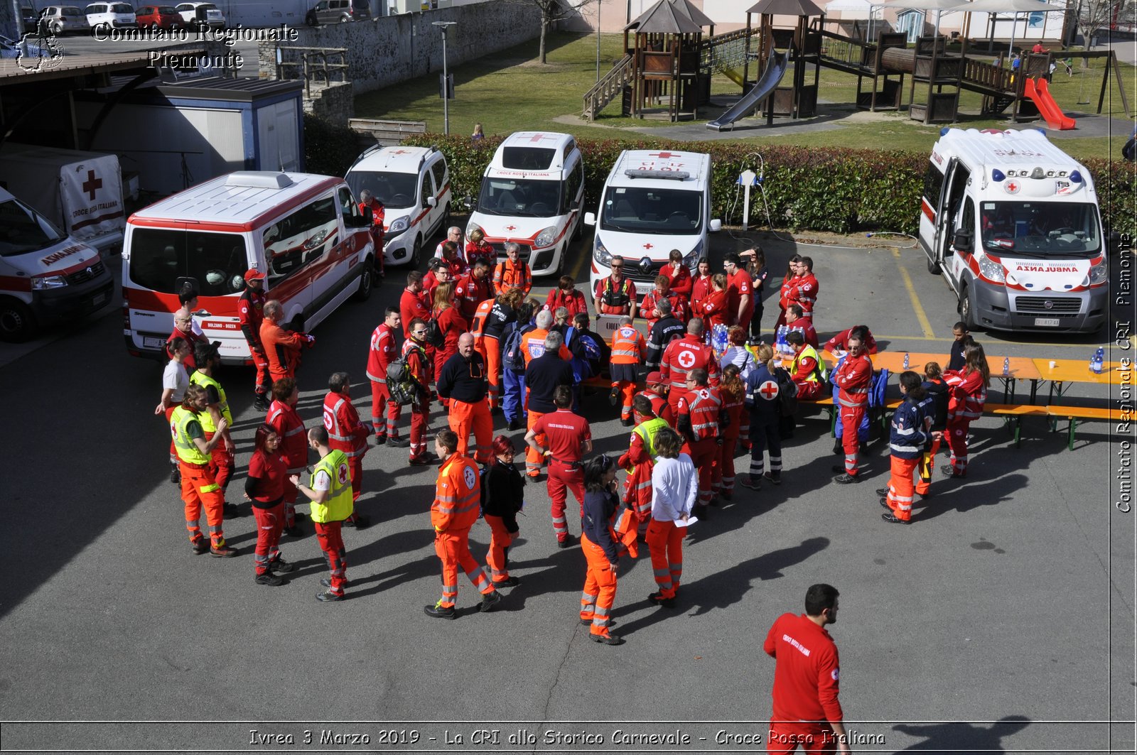 Ivrea 3 Marzo 2019 - La CRI allo Storico Carnevale - Croce Rossa Italiana - Comitato Regionale del Piemonte