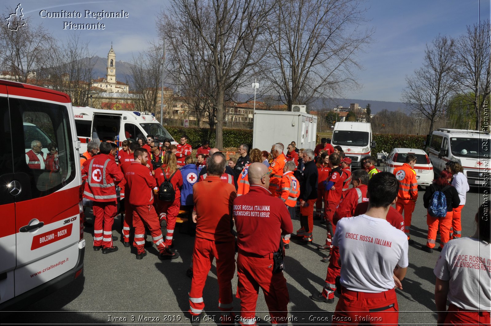 Ivrea 3 Marzo 2019 - La CRI allo Storico Carnevale - Croce Rossa Italiana - Comitato Regionale del Piemonte