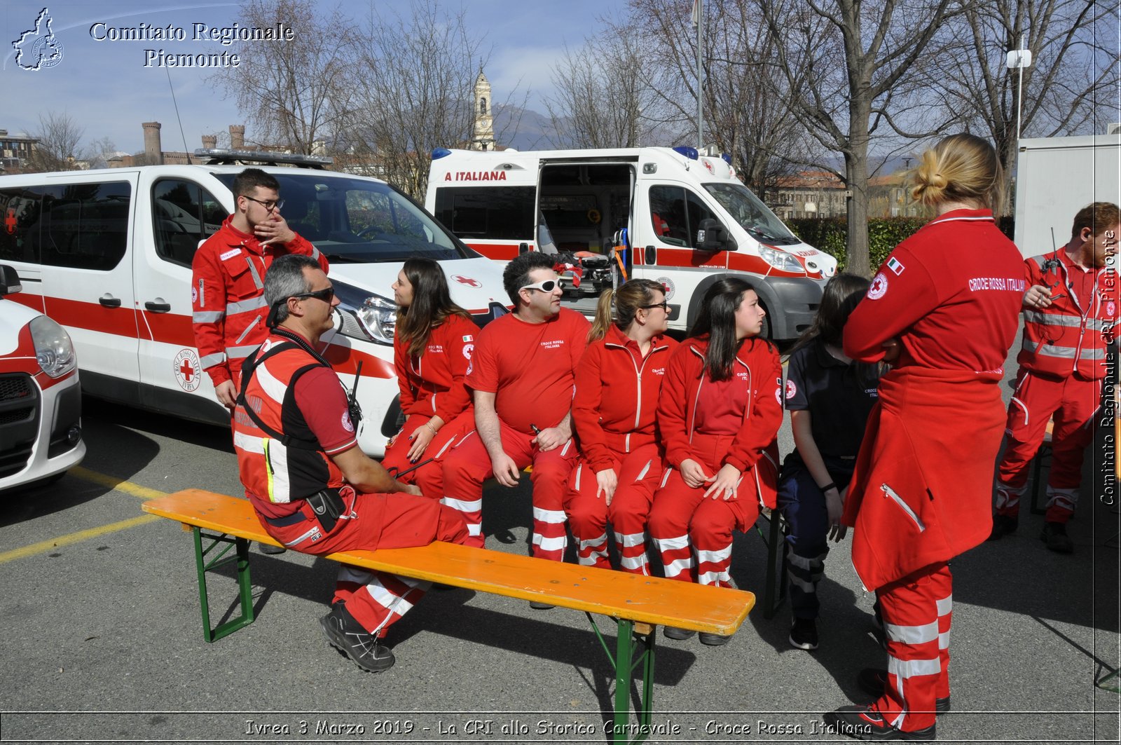 Ivrea 3 Marzo 2019 - La CRI allo Storico Carnevale - Croce Rossa Italiana - Comitato Regionale del Piemonte