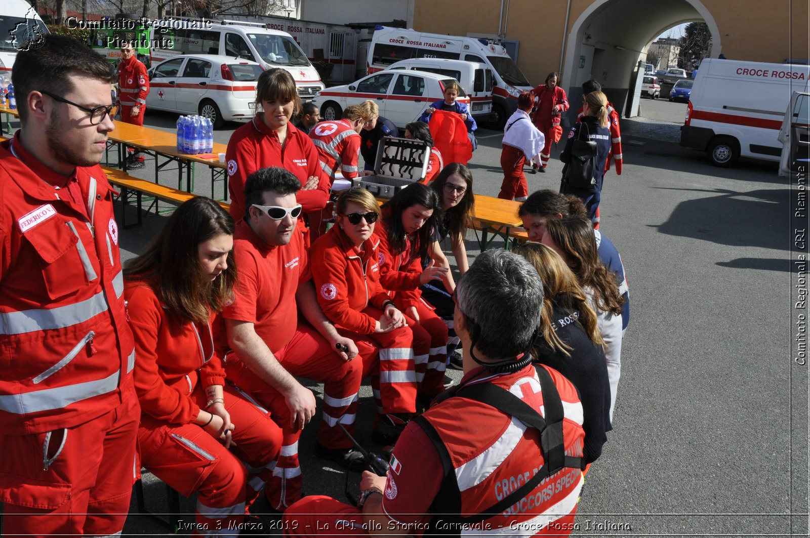 Ivrea 3 Marzo 2019 - La CRI allo Storico Carnevale - Croce Rossa Italiana - Comitato Regionale del Piemonte