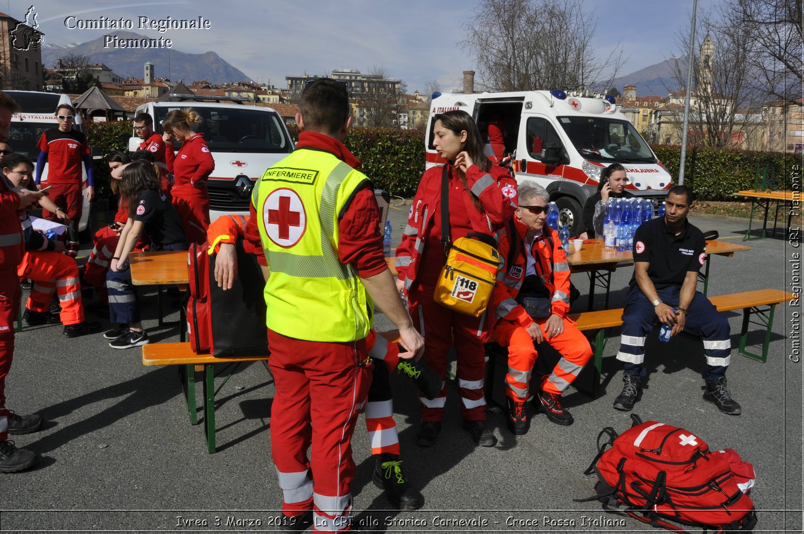 Ivrea 3 Marzo 2019 - La CRI allo Storico Carnevale - Croce Rossa Italiana - Comitato Regionale del Piemonte